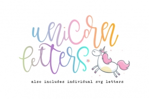 Unicorn Letters Font Download