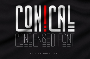 CONICAL CONDENSED FONT Font Download