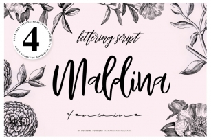 Maldina Feminime (4 fonts) Font Download