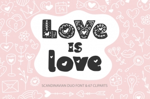 Love is Love | Font Duo Font Download