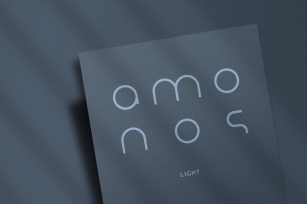 Amonos Display Light Styles Font Download
