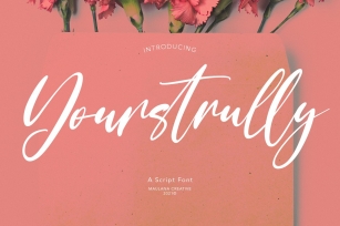Yourstrully Script Font Download