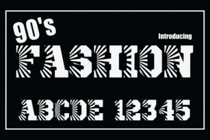 90's Fashion Font Download