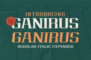 GANIRUS Font Download