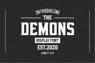 Demons Font Download