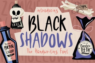 Black Shadows Font Font Download