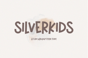 Silverkids - A Fun Handwritten Font Font Download