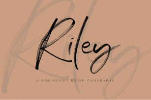 Riley SVG & Font Font Download