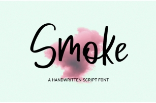 Smoke | Handwritten Font Download