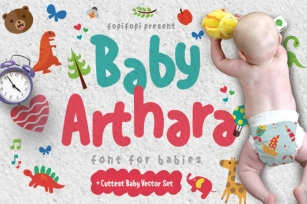Baby Arthahara Typeface + Bonus Font Download