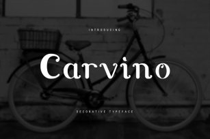 Carvino Typeface Font Download