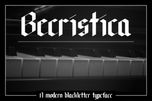 Becristica Blackletter Font Font Download