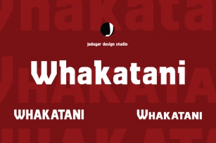 Whakatani-New Font Download