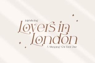 Lovers in London (Serif Fonts, Wedding Fonts, Beautiful Fonts) Font Download