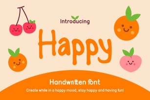 Happy Handwritten Font Font Download