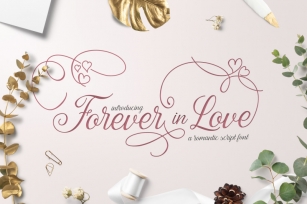 Forever in Love Script (Wedding Fonts, Romantic Fonts, Beautiful Fonts Font Download