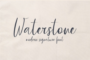 Waterstone Font Download