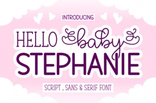 Hello Baby Stephanie Font Download