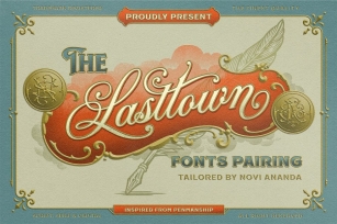 40% Off NS Lasttown Vintage Font Download