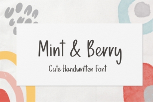 Mint & Berry Font Download