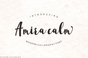 Amira Calm Font Download