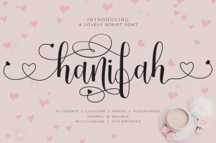 Hanifah Font Download