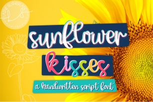 Sunflower Kisses Script Font Download
