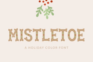 Mistletoe Color Font Font Download