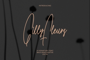 Gilly Fleurs Signature Font Download
