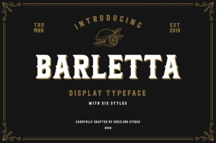 Barletta - Vintage Serif Font ( + Bonus ) Font Download