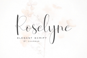 Roselyne Wedding Script Font Download