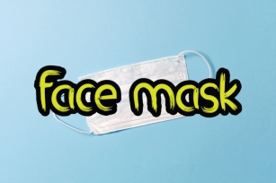 face mask Font Download