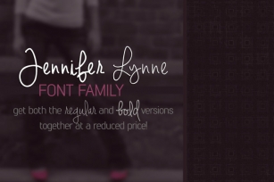 Jennifer Lynne Font Family Font Download