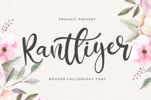 Rantliyer - Modern Calligraphy Font Font Download