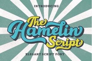 Hamelin - Retro Script Font Font Download