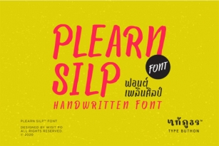 Plearn Silp Font Download