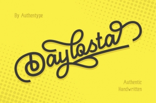 Daylosta Font Download
