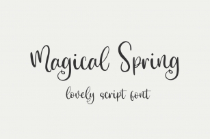 Magical Spring Font Download