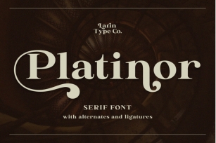 Platinor Font Download