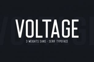 Voltage Sans Font Download