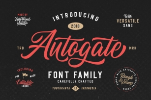 Autogate - Font Duo (+BONUS) Font Download