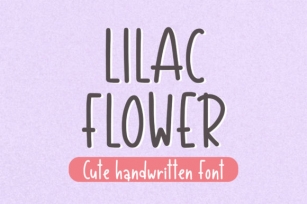 Lilac Flower Font Download
