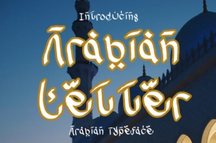 Arabian Letter Font Download