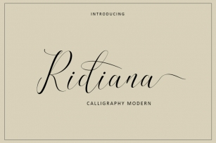 Ridiana Font Download