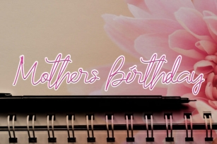 Mothers Birthday Font Download