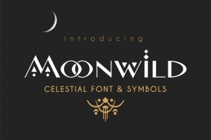 Moonwild - Celestial Font &amp;amp; Symbols Font Download