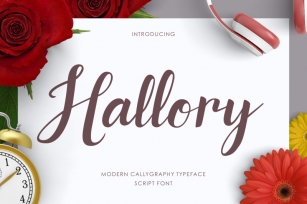 Hallory Script Font Font Download