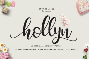 Hollyn Script + Ornaments Font Font Download