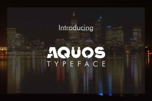 Aquos Typeface Font Download
