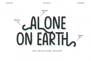 Alone On Earth Font Download